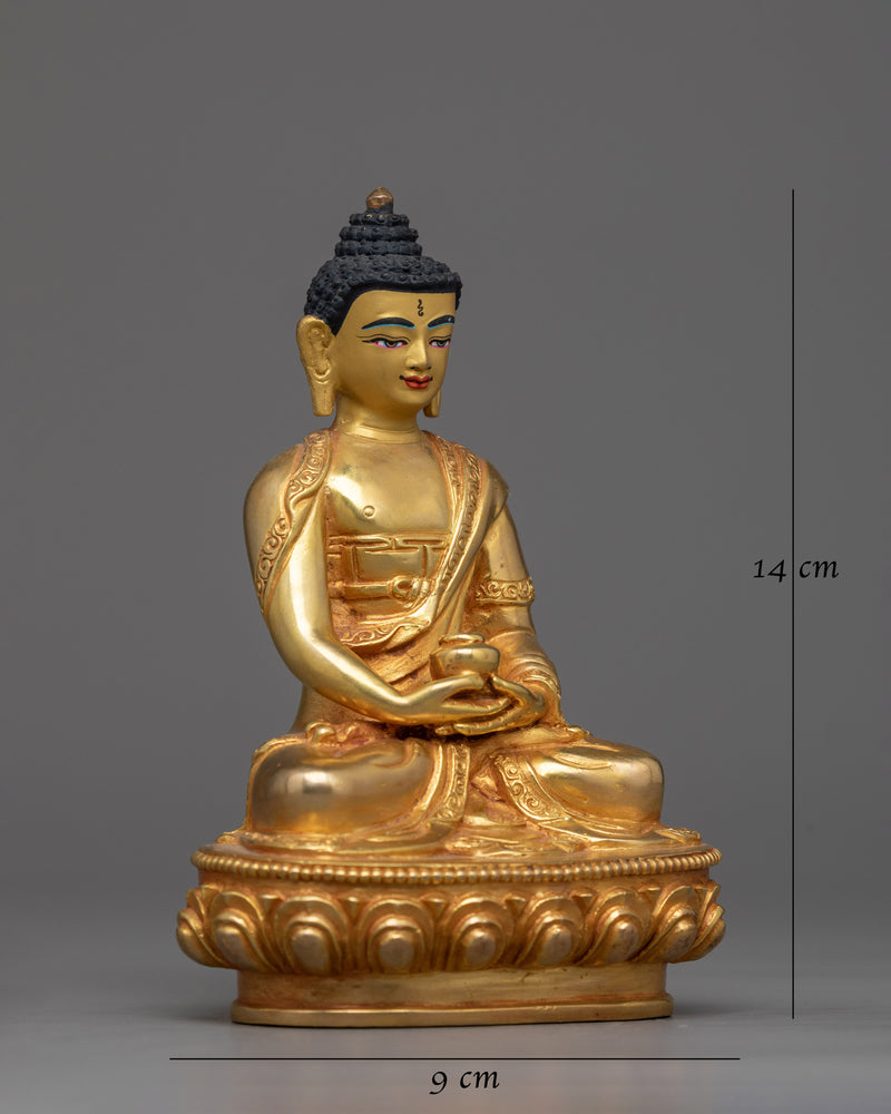 Amitabha Buddha Small 14cm Statue | A Symbol of Infinite Light and Compassion