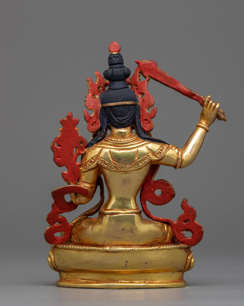 Manjushri Small 12cm Statue | A Symbol of Wisdom and Enlightenment