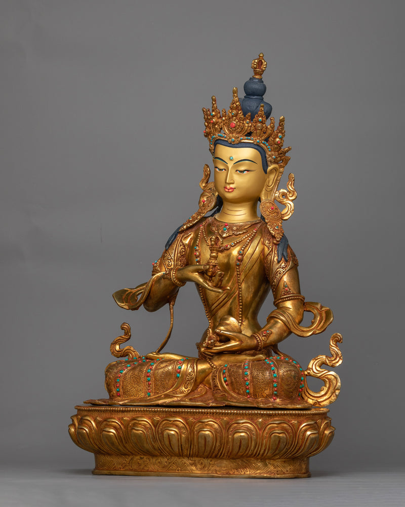 vajrasatttva-gold-gilded-sculpture