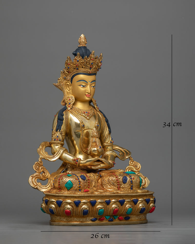 Amitayus Longevity Buddha Sculpture | A Symbol of Eternal Life and Wisdom