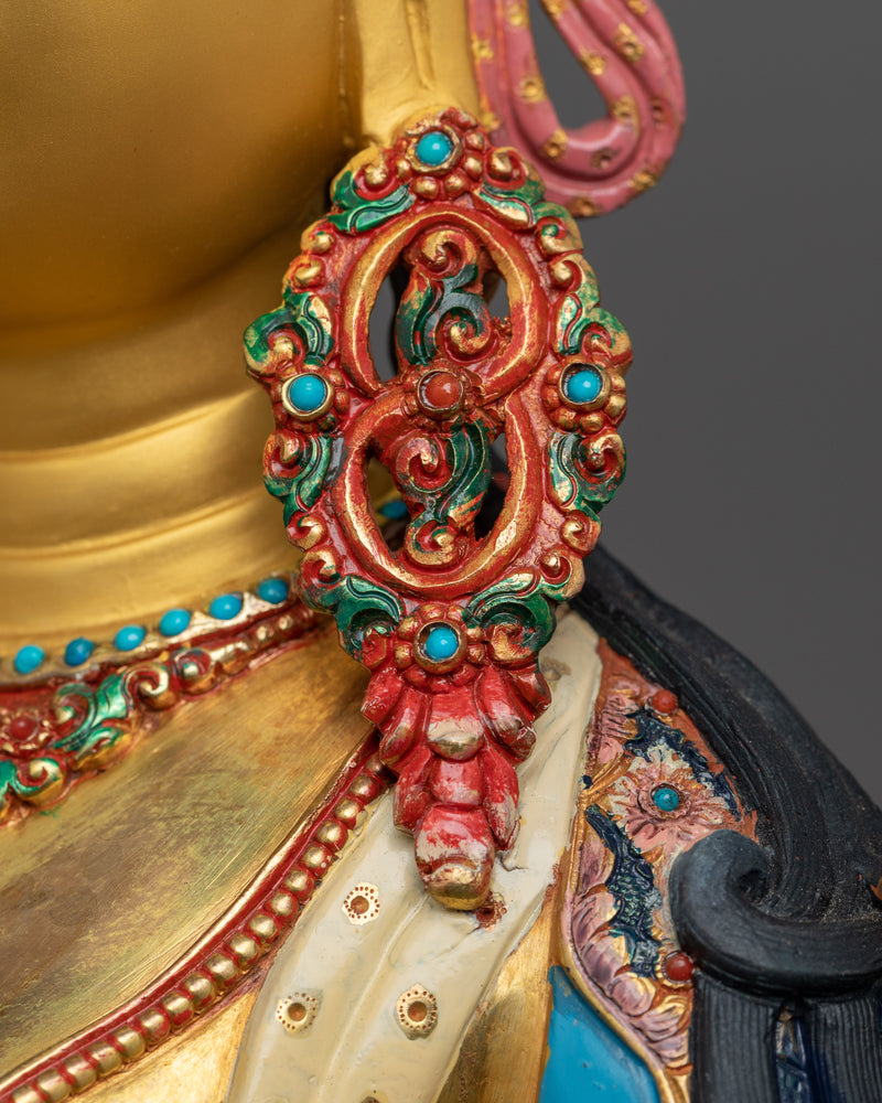 Green Tara Colored Statue | A Radiant Symbol of Compassion and Enlightenment