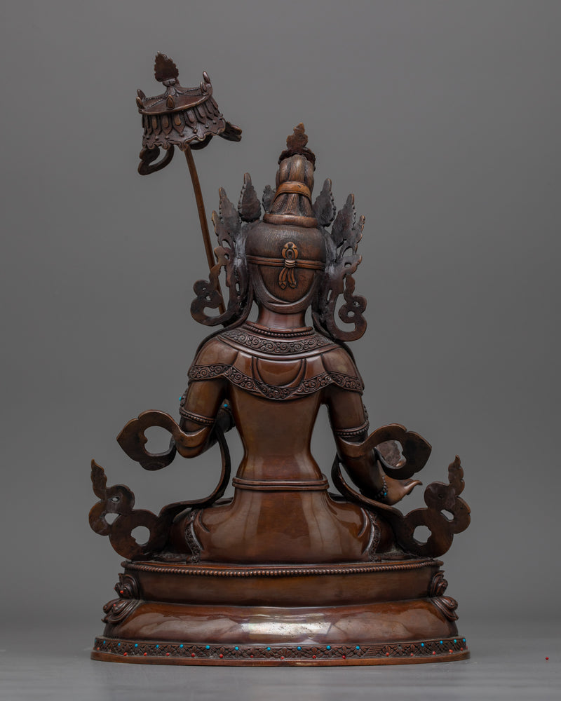 Darken Oxidized Dukar Statue | A Symbol of Protection and Serenity