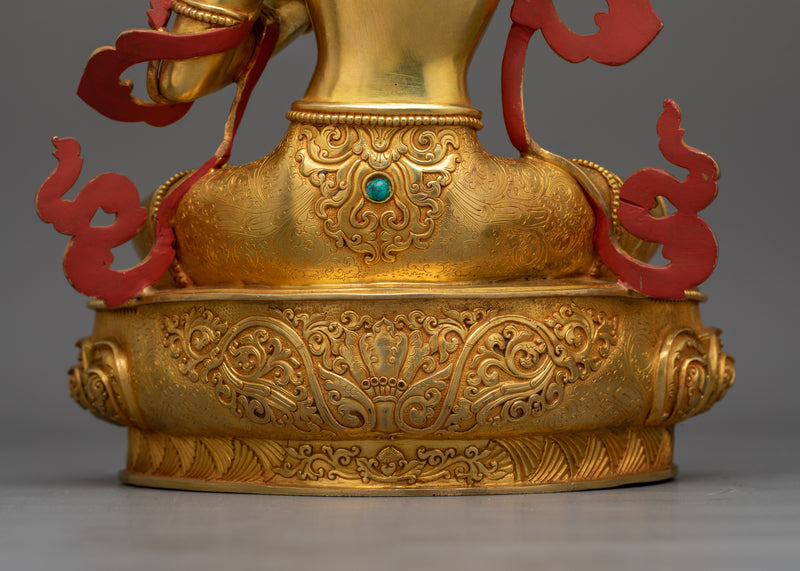 An Insightful Deity Manjusri Statue | Embodiment of Wisdom and Enlightenment