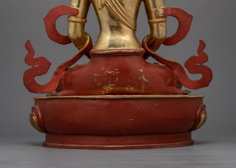 Longevity Buddha Amitayus 49cm Statue | Symbol of Long Life and Healing