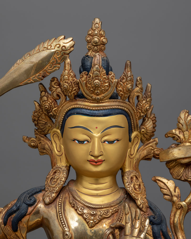 manjushri-gold-gilded-oxidized