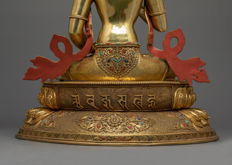 Vajrasattva Gold Gilded 54cm Statue | Embodiment of Purity and Enlightenment