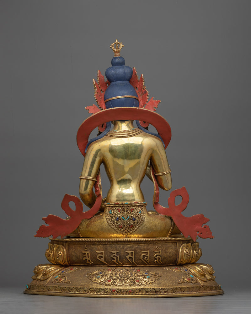 Vajrasattva Gold Gilded 54cm Statue | Embodiment of Purity and Enlightenment