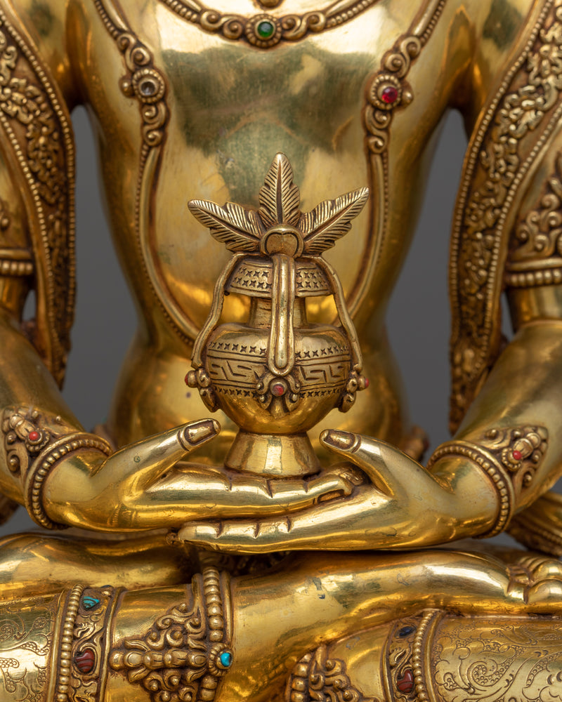 Amitayus the Long-Life Buddha Statue | A Fine Craftmanship of Longevity and Enlightenment