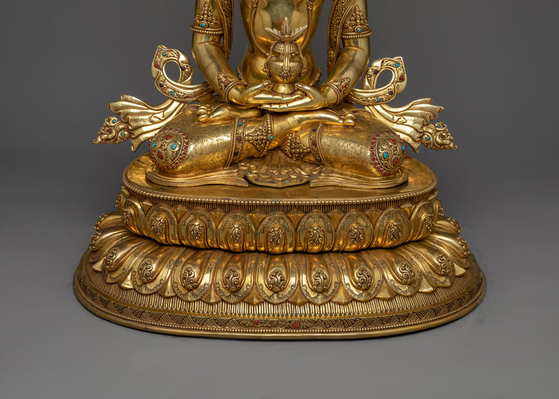 Amitayus the Long-Life Buddha Statue | A Fine Craftmanship of Longevity and Enlightenment