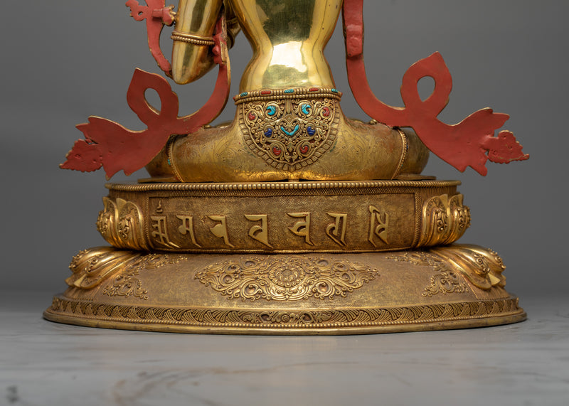 Insightful Wisdom Deity Manjushri Statue | Embodiment of Knowledge and Enlightenment