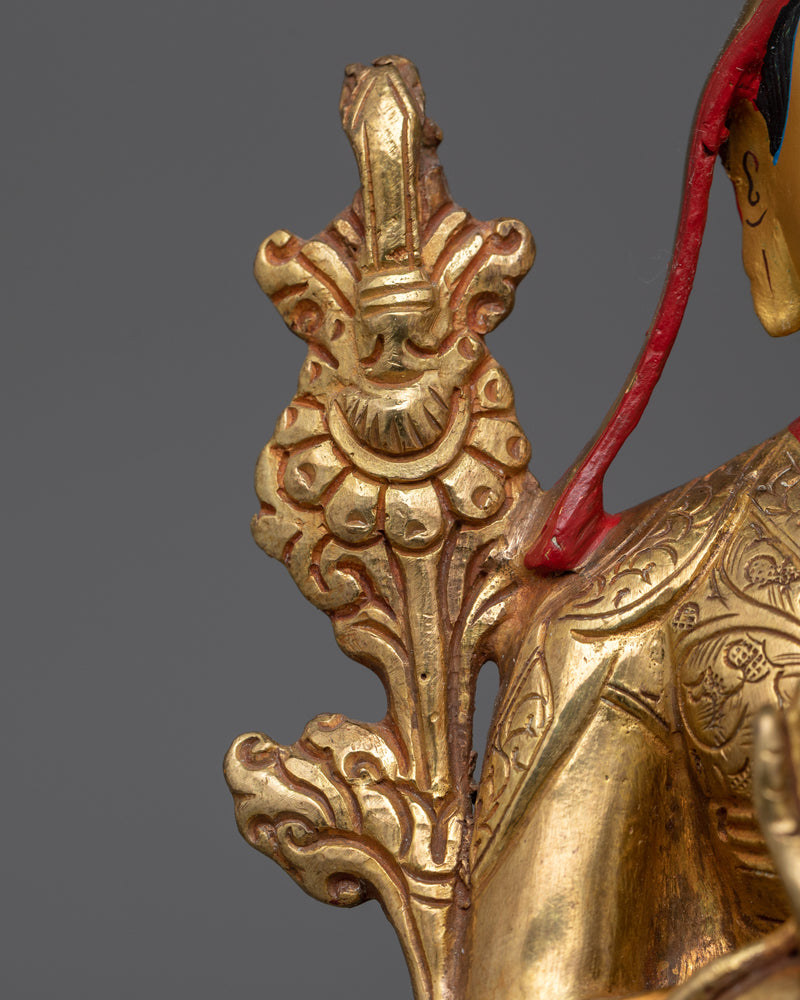 Tsong Khapa with Two Disciples Statue | Embodiment of Wisdom and Spiritual Guidance