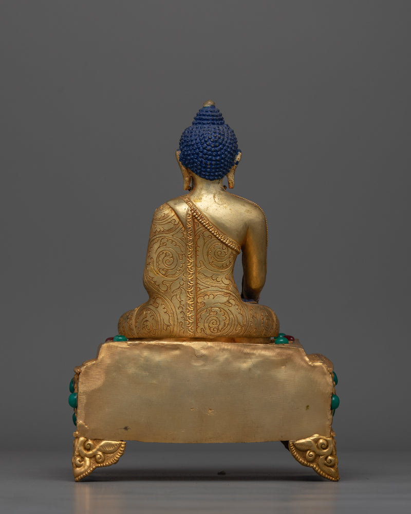 Shakyamuni Buddha Lapis Stone Body Statue | Resonance of Enlightenment