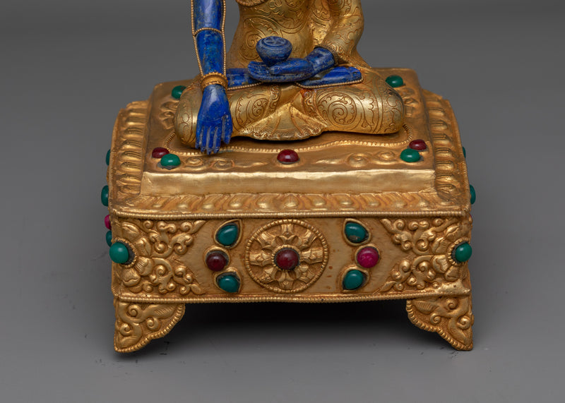 Shakyamuni Buddha Lapis Stone Body Statue | Resonance of Enlightenment