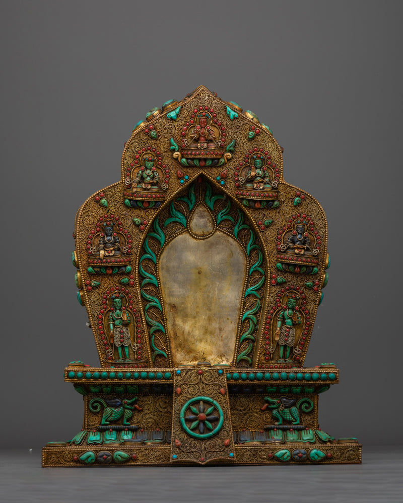 Shakyamuni Buddha Lapis Body Statue | A Resonance of Deep Tranquility