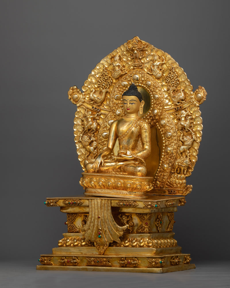 shakyamuni-buddha-gold-gilded-with-throne