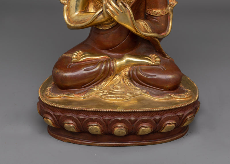 Tsongkhapa and His Disciples Statue Set | Pillars of Gelug Teachings