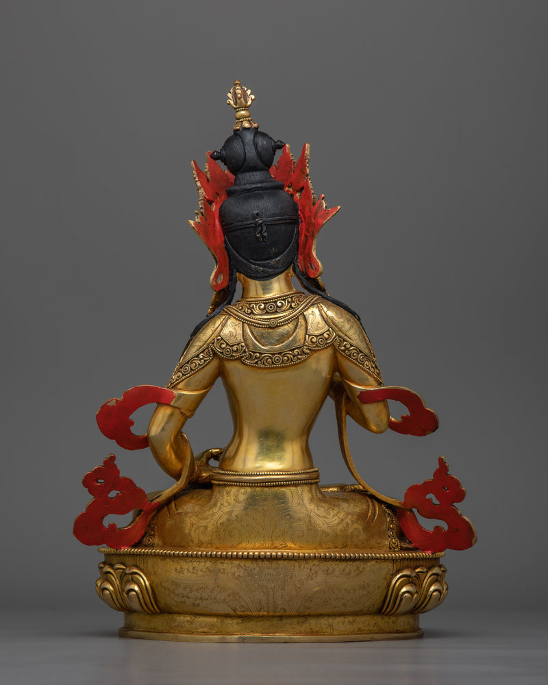 Vajrasattva Handcrafted Buddhist Deity Statue | Essence of Purification