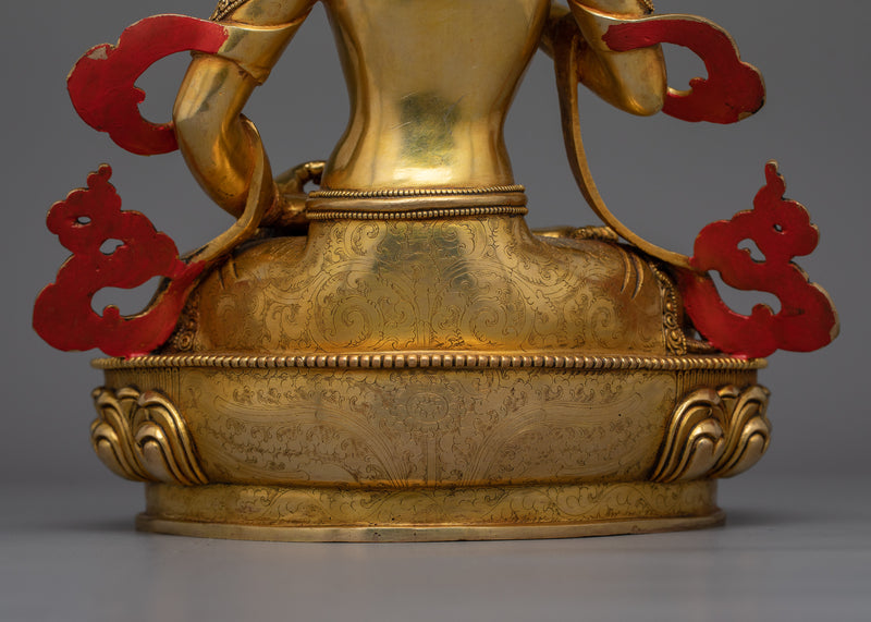 Vajrasattva Handcrafted Buddhist Deity Statue | Essence of Purification