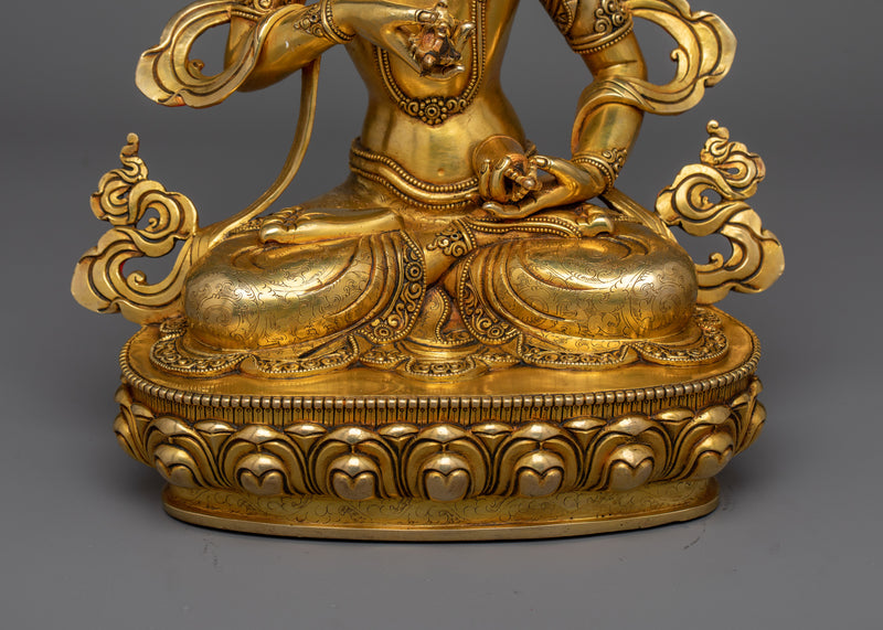 Vajrasattva Handcrafted Buddhist Deity Statue | Essence of Purification