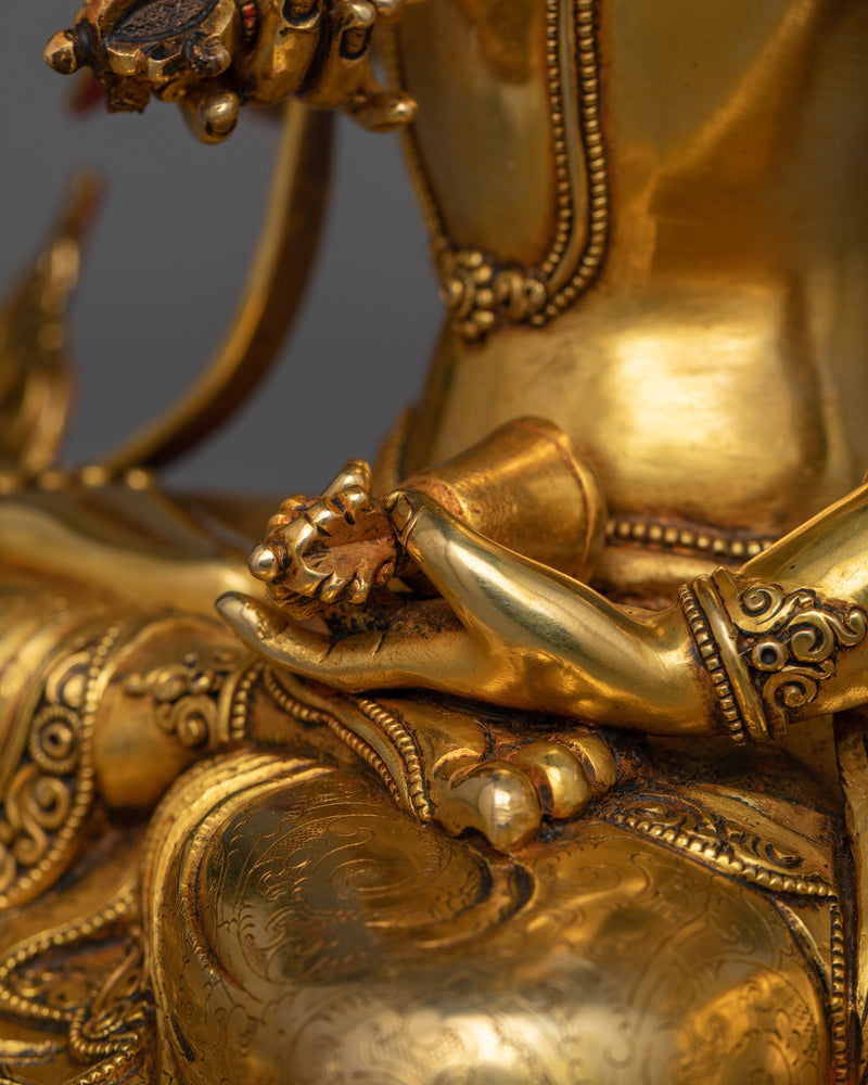 Vajrasattva Handcrafted Buddhist Deity Statue | Essence of Purification