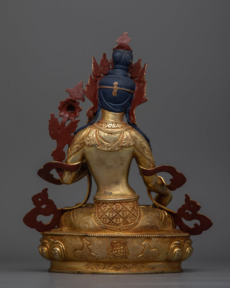 An Elegant White Tara Statue | Symbol of Serenity and Healing