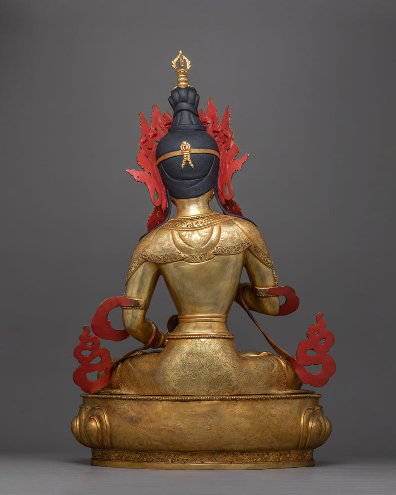 Vajrasattva Nepali Handcrafted Buddhist Deity Statue | Symbol of Purification