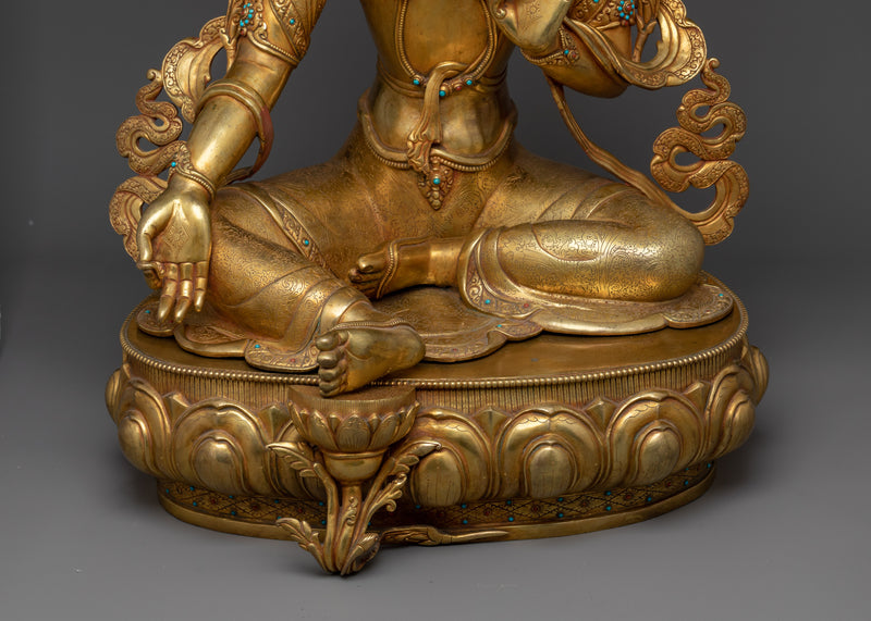 Green Tara Mother of Liberation Statue | A Beacon of Spiritual Freedom