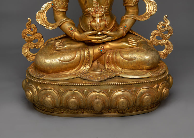 Amitayus Long-Life Buddha 65cm Statue | Symbol of Enduring Vitality