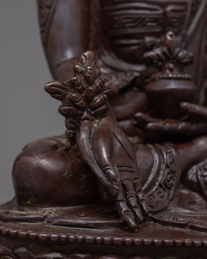 Medicine Buddha 20cm Small-Oxidized Statue | Beacon of Healing