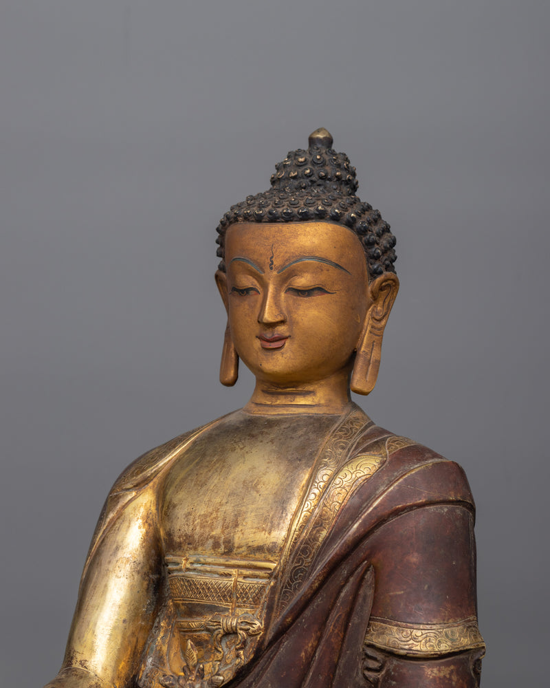 Medicine Buddha 20cm Small-Oxidized Statue | Beacon of Healing