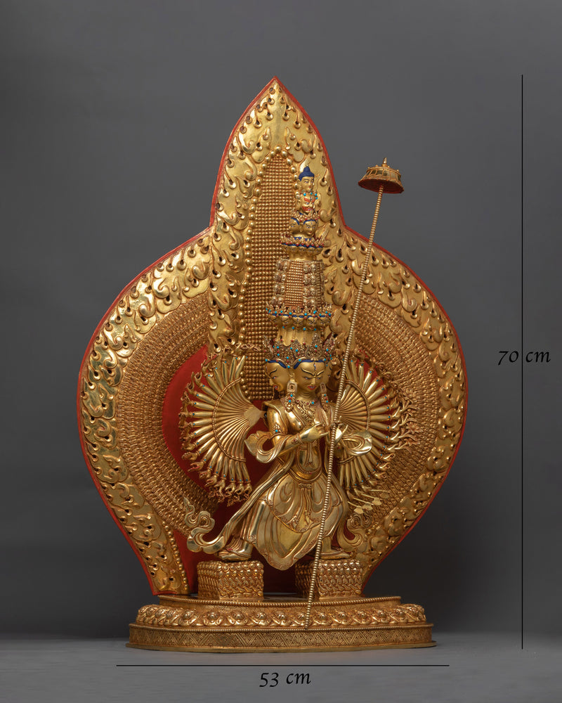 Masterpiece Dukar Thousand Arms Statue | A masterful figure of Spiritual Art and Superior Craftsmanship