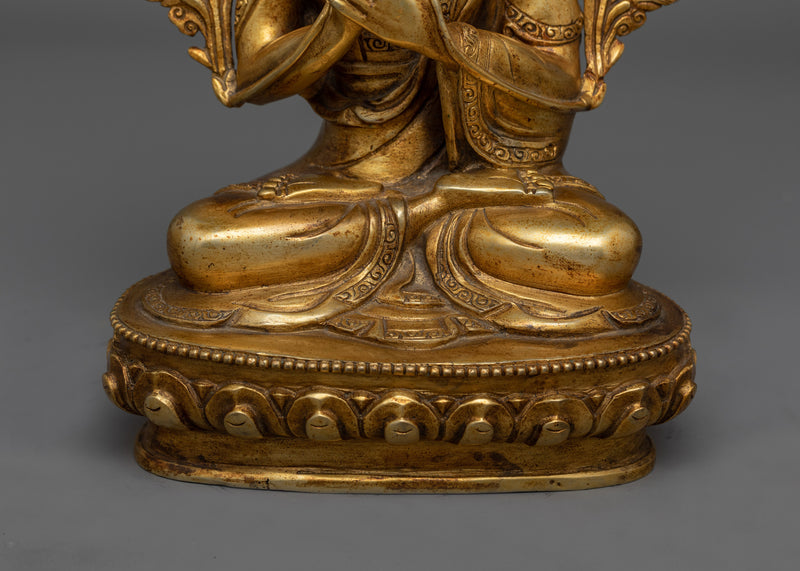 Gelug Guru Tsongkhapa and His Disciples Statue | A Testament to Devotion