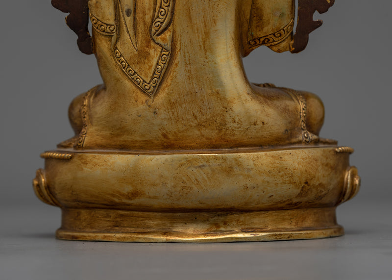 Gelug Guru Tsongkhapa and His Disciples Statue | A Testament to Devotion