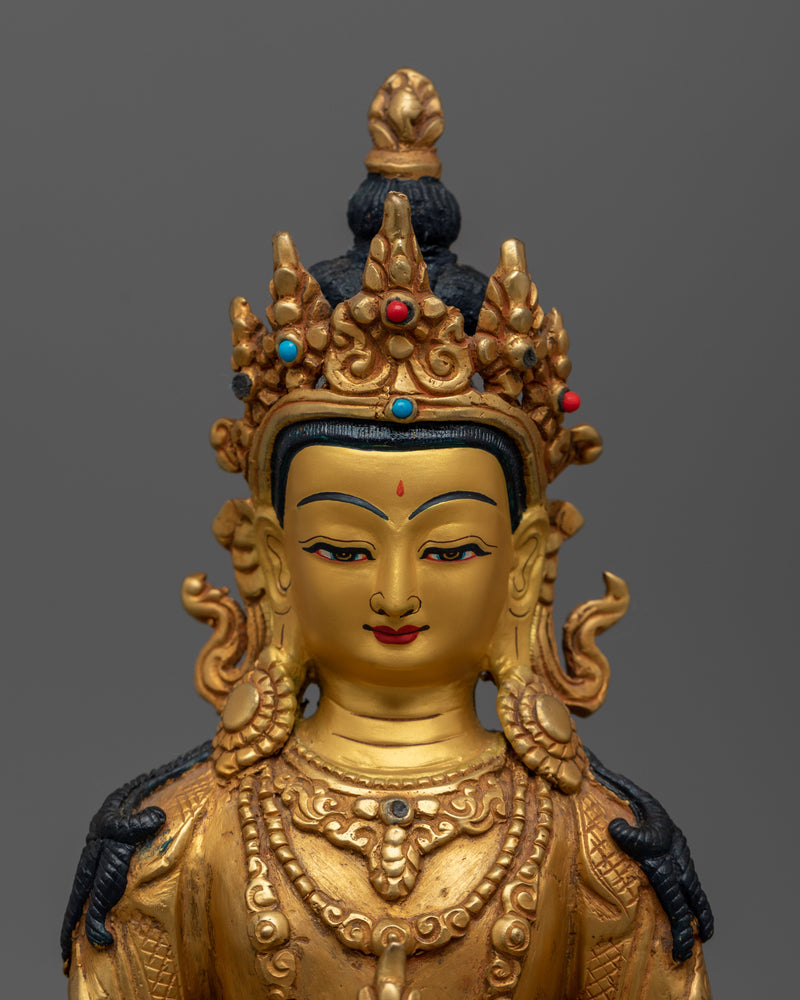 amitayus-gold-gilded-22cm