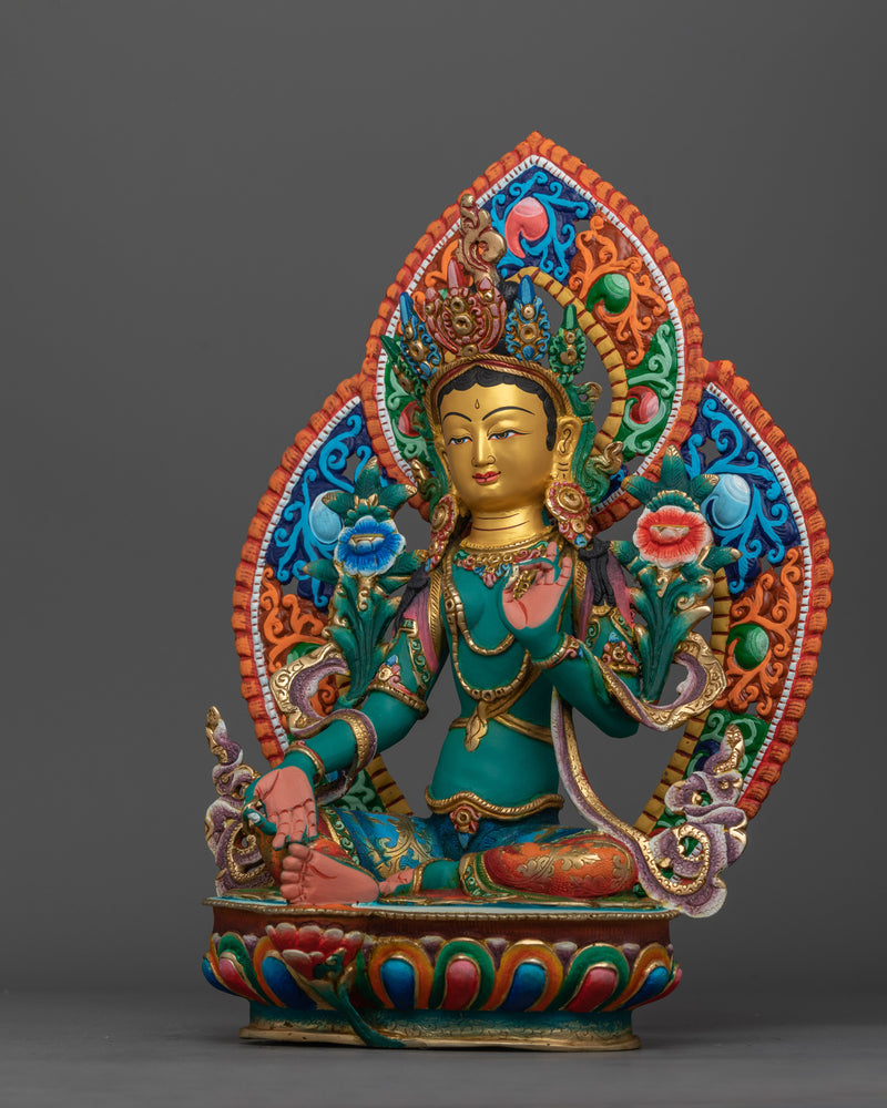 green-tara-colored-sculpture-1