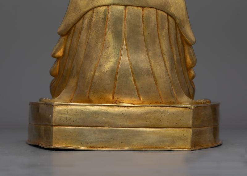 Marpa, a Kagyu Master | Handcrafted Gold Gilded Statue