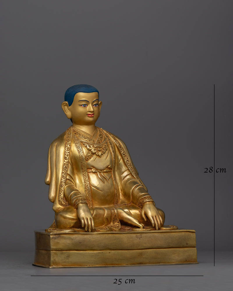 Marpa, a Kagyu Master | Handcrafted Gold Gilded Statue