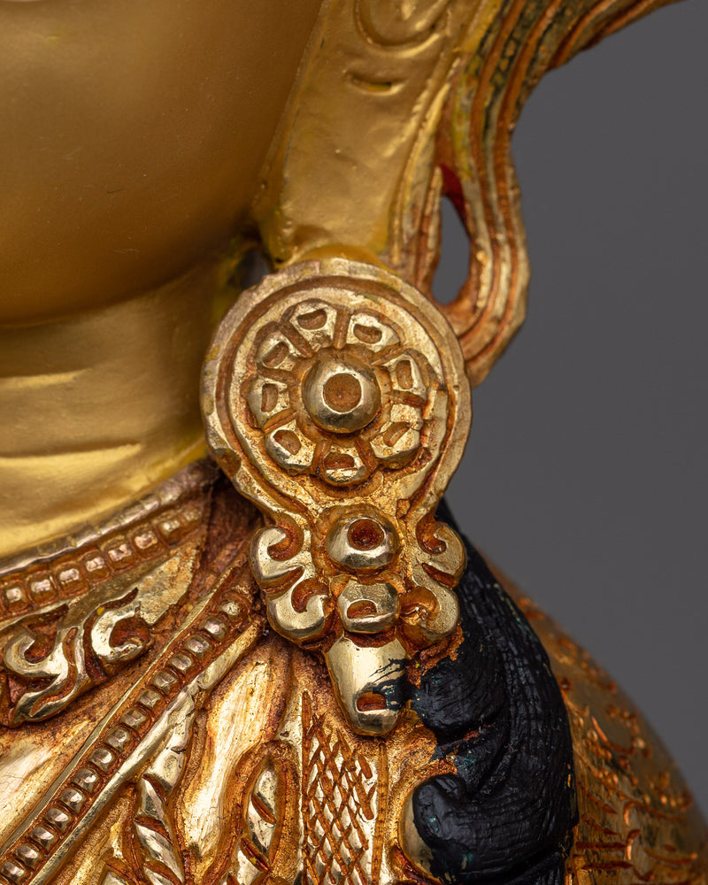 Chenrezig 34cm Gold Gilded Sculpture | Symbol of Compassion