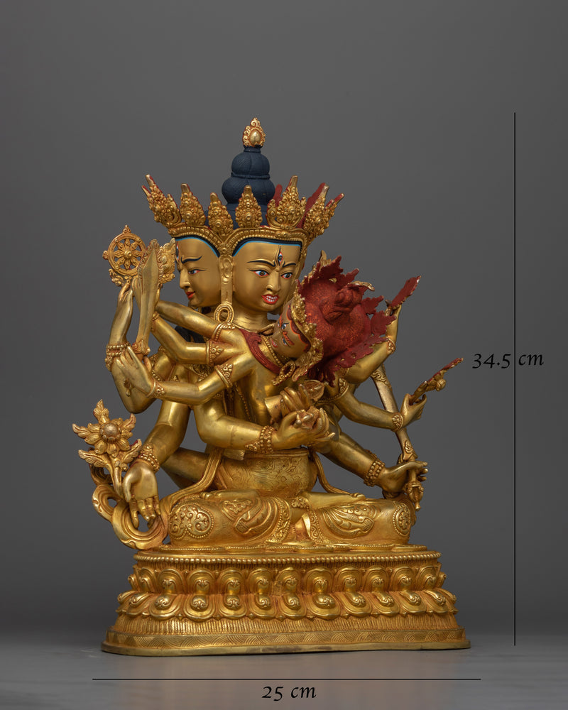 Guhyasamaja Akshobyarajra Statue | Handcrafted Symbol of Enlightenment