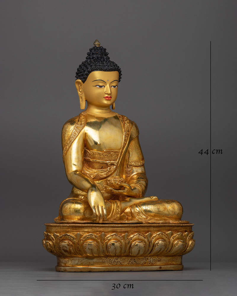 Shakyamuni Buddha Historical Dharma Teacher Statue | Handcrafted Symbol of Enlightenment