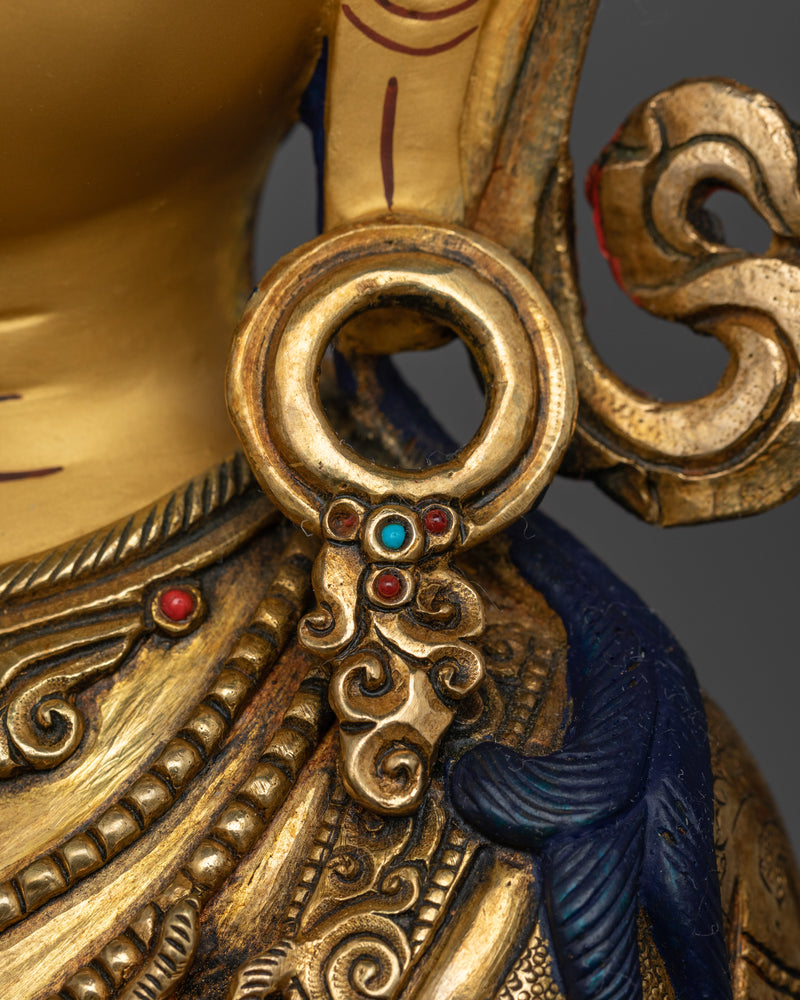 Chenrezig 48cm Gold Gilded Statue | Handcrafted Symbol of Compassion