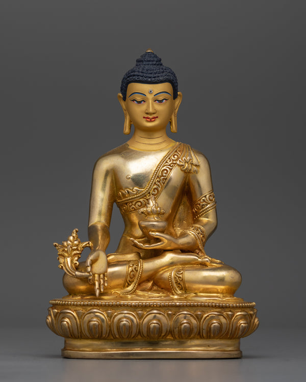 medicine-healing-buddha-gold-gilded