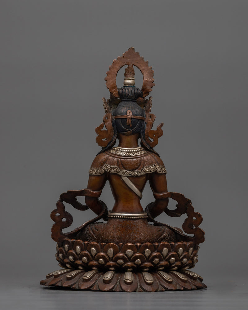 Amitayus Handcrafted Statue | Symbol of Longevity and Compassion