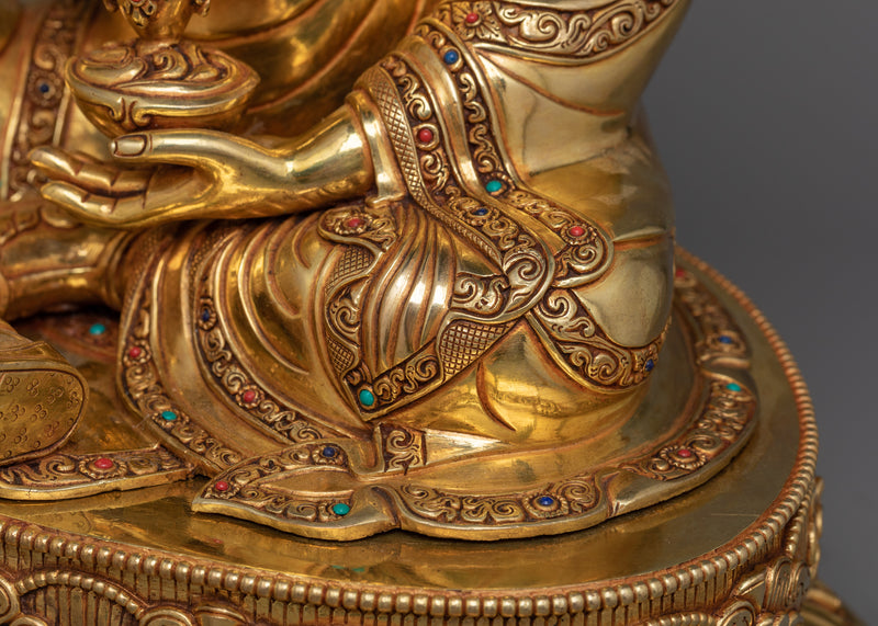 Handcrafted Guru Rinpoche Statue | Exquisite Symbol of Enlightenment Tantric Master