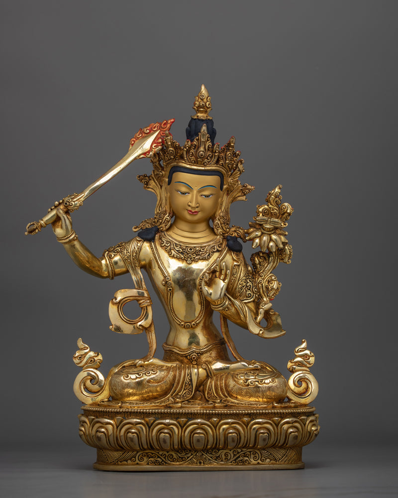 manjushri-gold-gilded-35cm