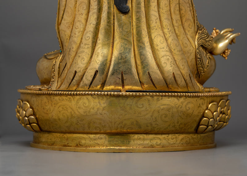 Guru Rinpoche Tantra Master Sculpture | Handcrafted Symbol of Enlightenment