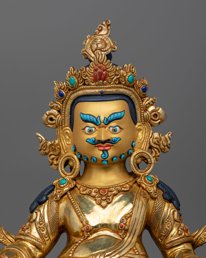 dzambhala-a-jewels-deity-gold-gilded