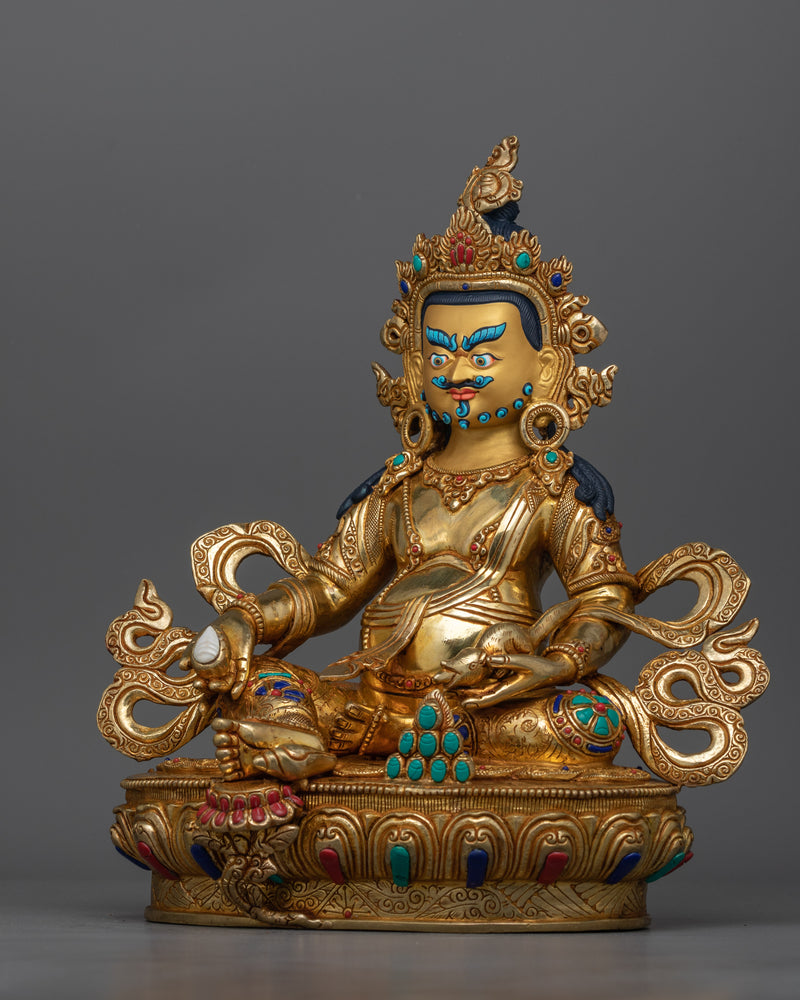 dzambhala-a-jewels-deity-gold-gilded