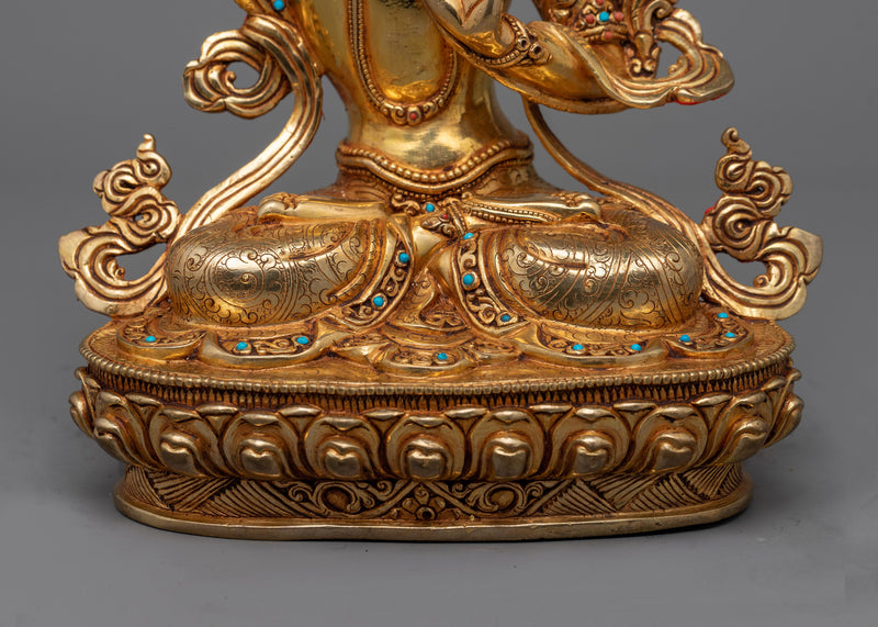 Manjushri A Tibetan Handcrafted Statue | Symbol of Wisdom