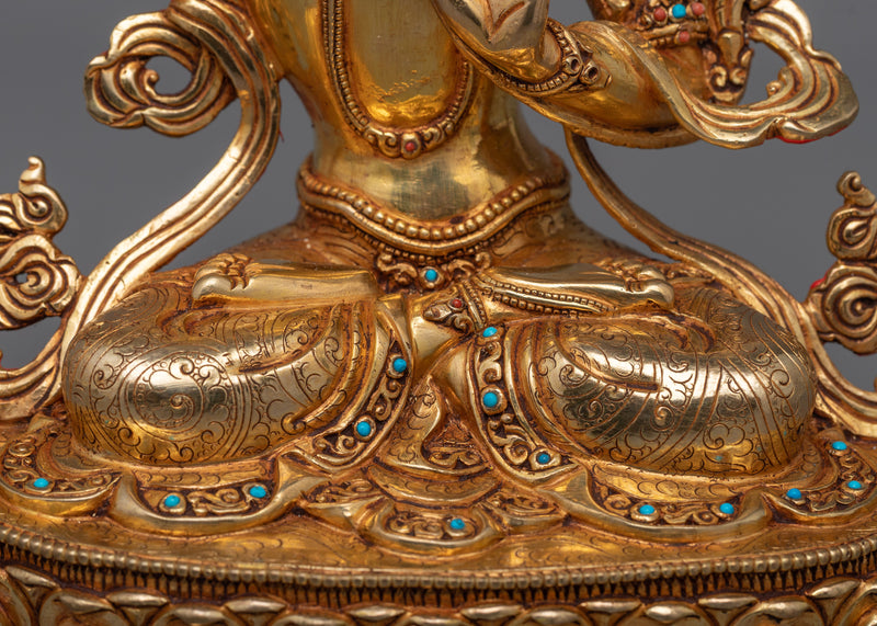 Manjushri A Tibetan Handcrafted Statue | Symbol of Wisdom